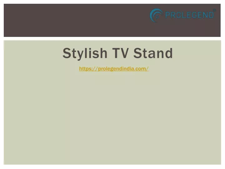 stylish tv stand