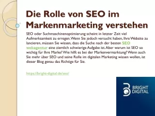 Die Rolle von SEO im Markenmarketing verstehen