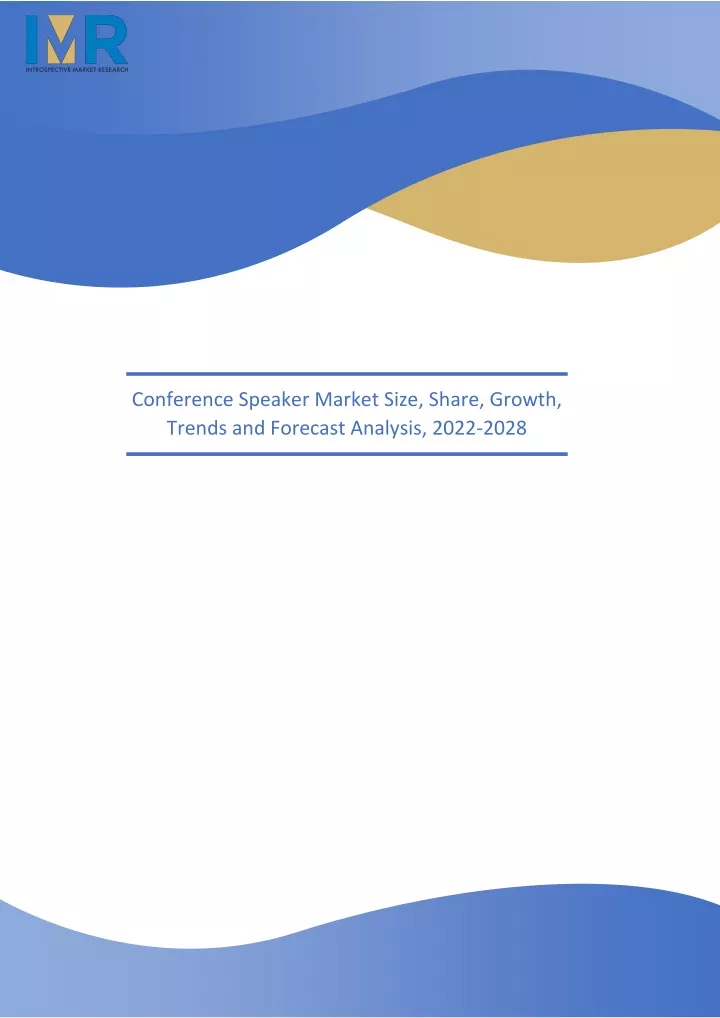 conference speaker market size share growth