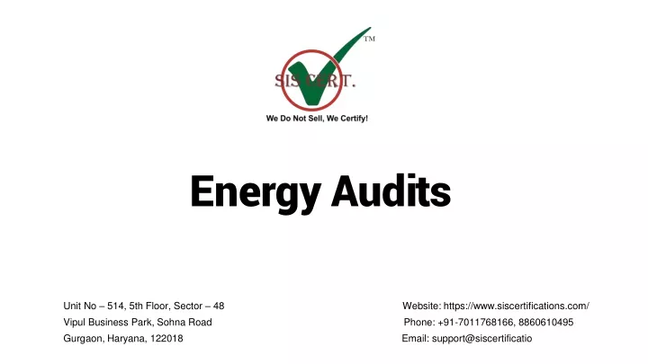 energy audits