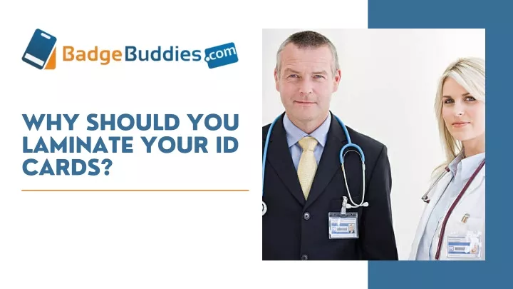 why should you laminate your id cards