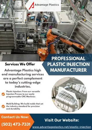 Professional Plastic Injection Manufacturer | Advantage Plastics