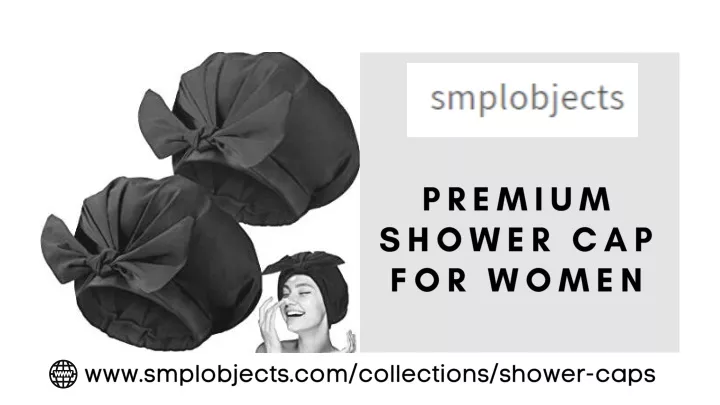 premium shower cap for women