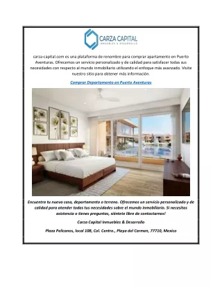 Comprar apartamento en Puerto Aventuras | Carza-capital.com