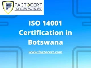ISO 14001 Certification in Botswana