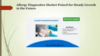 allergy diagnostics market poised for steady