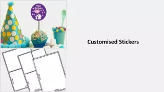 customised stickers