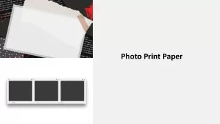 photo print paper
