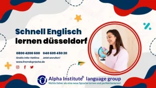 schnell Englisch lernen düsseldorf - Alpha Institute