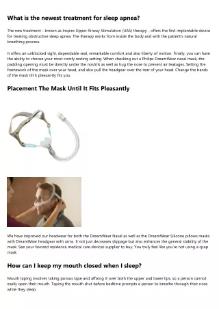 Philips Respironics Dreamwear Nasal Mask Pillow