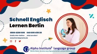 schnell Englisch lernen berlin - Alpha Institute