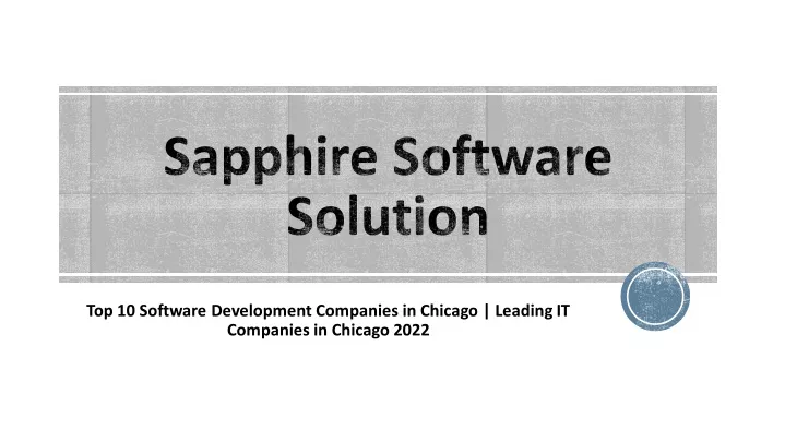 top 10 software development companies in chicago