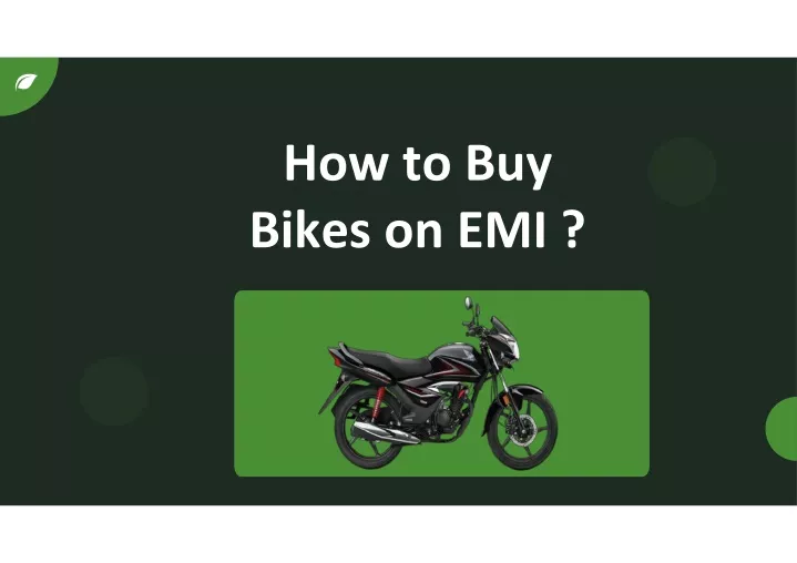 buy bicycle on emi