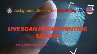 Live Scan Fingerprinting Service | Professional Fingerprinting | Fingerprinting