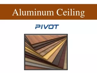 Aluminum Ceiling