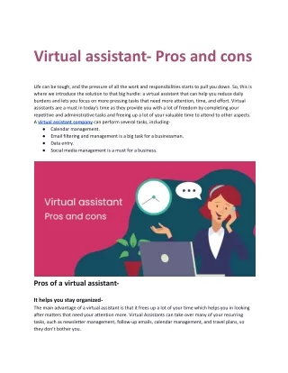 Virtual assistant- Pros and cons .docx
