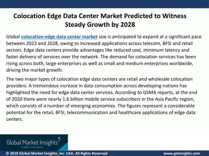 colocation edge data center market predicted