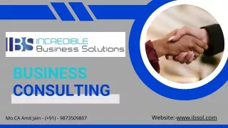 business consulting