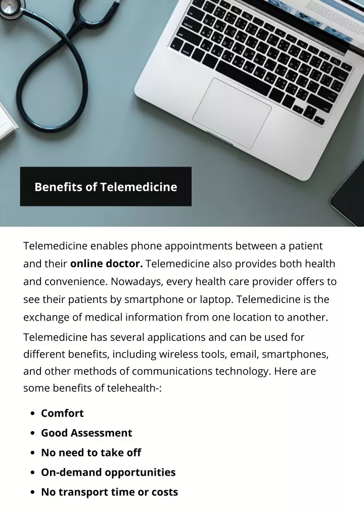 benefits of telemedicine