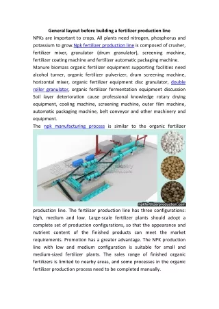 fertilizerproductionline