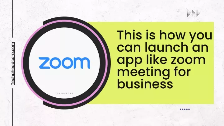 this is how you can launch an app like zoom