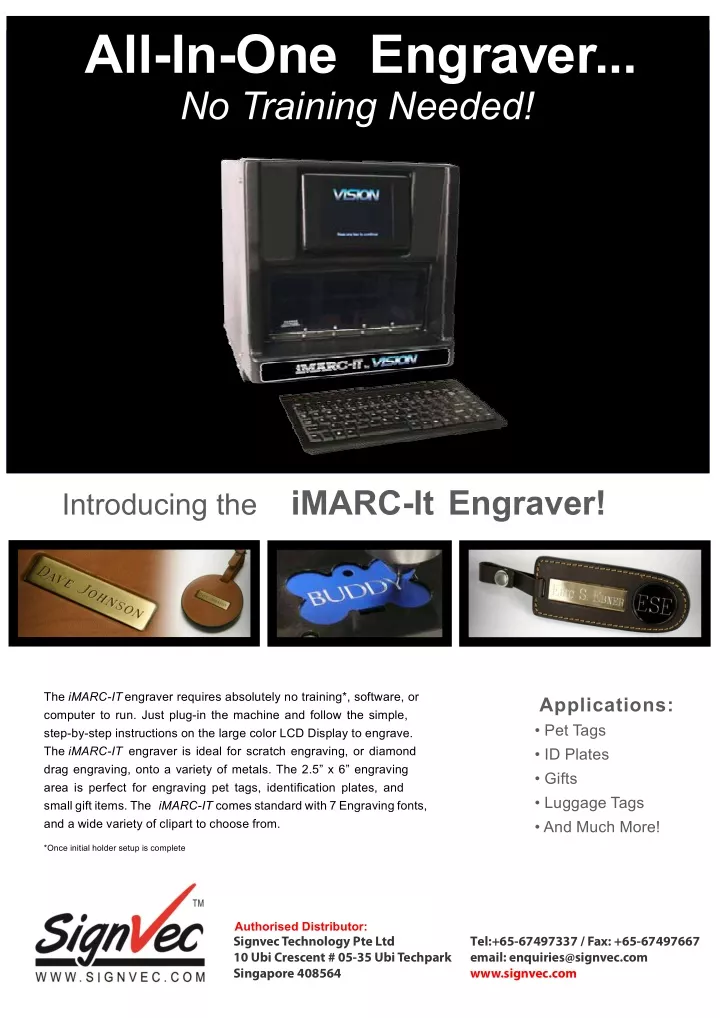 all in one engraver no training needed