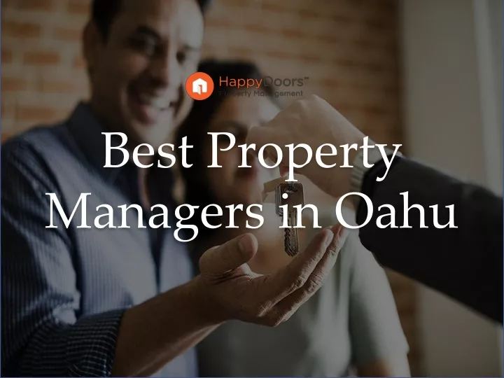 best property managers in oahu