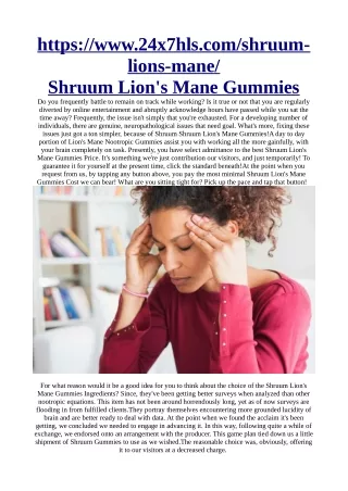 https://www.24x7hls.com/shruum-lions-mane/