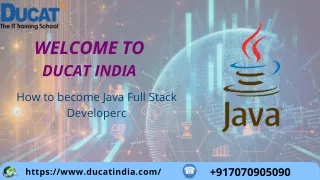welcome to ducat india