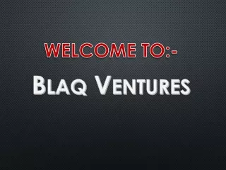 Blaq Ventures ppt 19-Aug-22