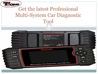 Get the latest Professional Multi-System Car Diagnostic Tool