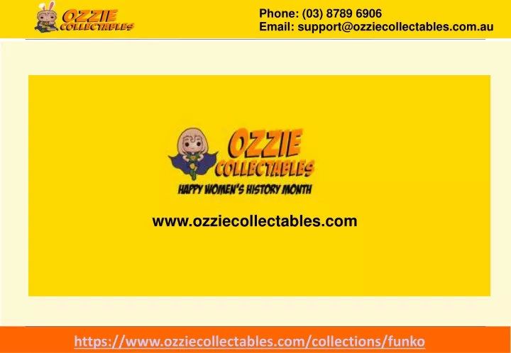 www ozziecollectables com