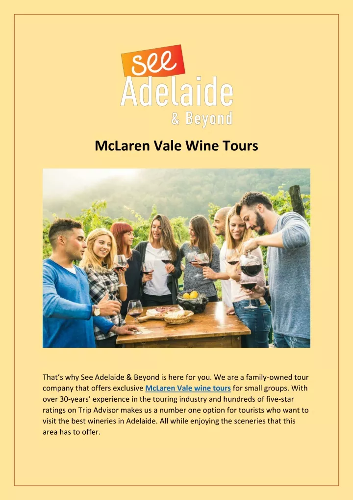 mclaren vale wine tours