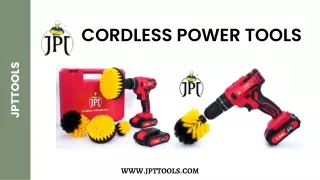 High-Effeciency Cordless Power Tools in India - JPTTOOLS