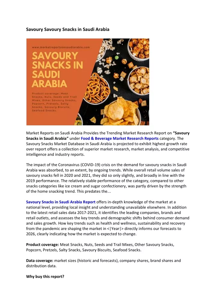 savoury savoury snacks in saudi arabia