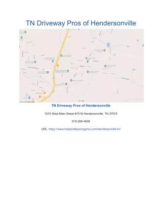 tn driveway pros of hendersonville