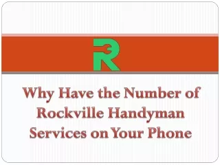 Book Best Rockville Handyman Services on Your Phone