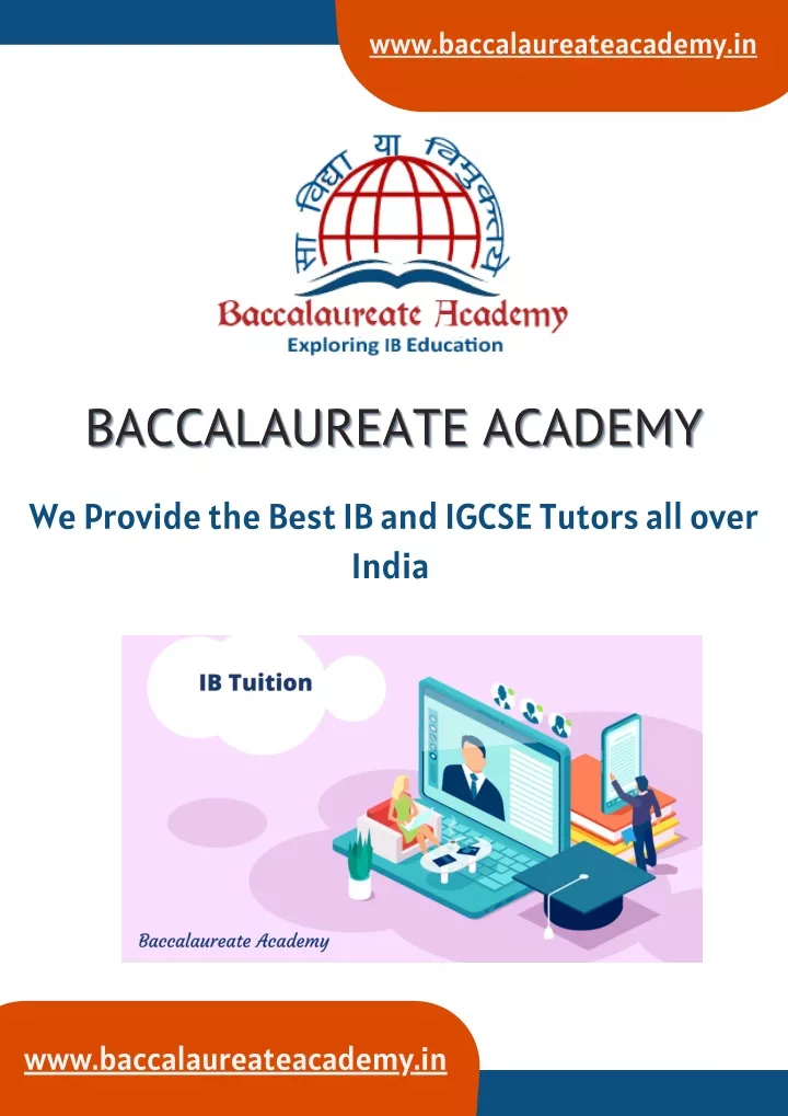 www baccalaureateacademy in