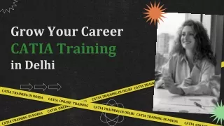 Grow Your Career CATIA Online Training