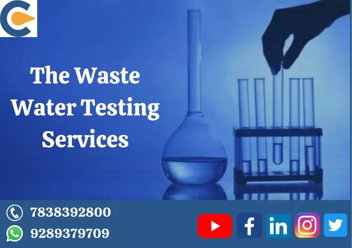 the waste water testing services