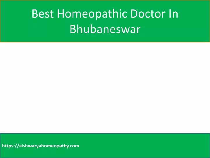 best homeopathic doctor in bhubaneswar