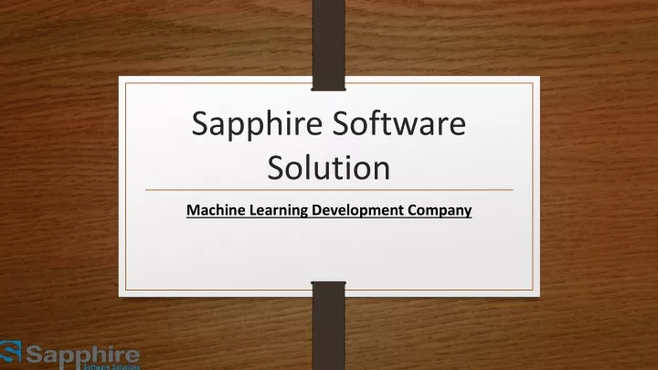 sapphire software solution