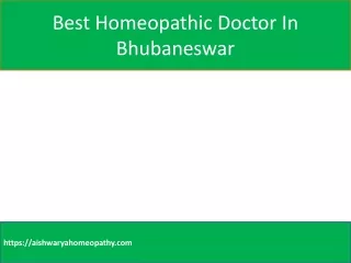Top Homeopathy Doctor In Bhubaneswar