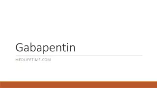 Gabapentin