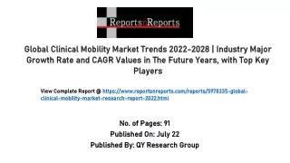 Clinical Mobility Market