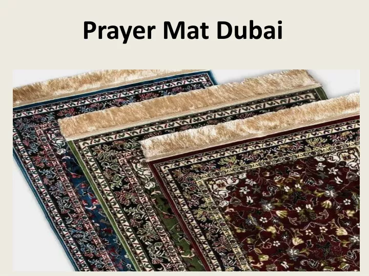 prayer mat dubai