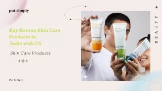 Korean Skincare Products in India