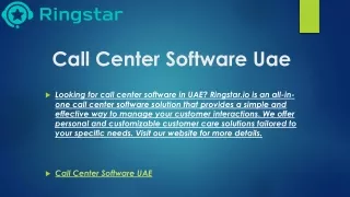call center software uae