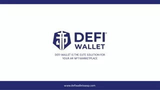 Defi Wallet Is The Elite Solution For Your AR NFT Marketplace