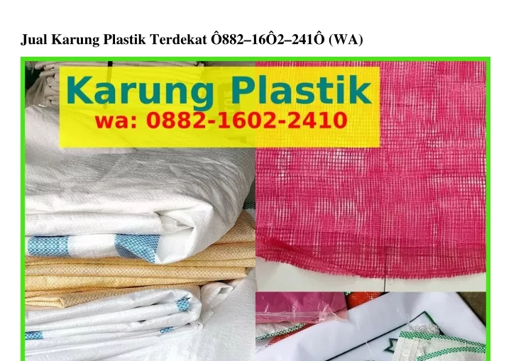 jual karung plastik terdekat 882 16 2 241 wa